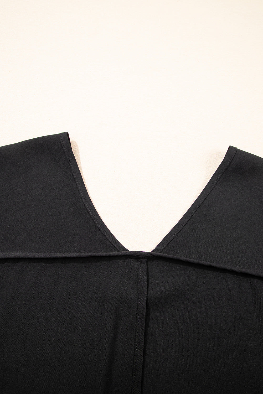 Bright Pink Seamed Back High Low Hem V Neck Cuffed Sleeve Plus Size Tee